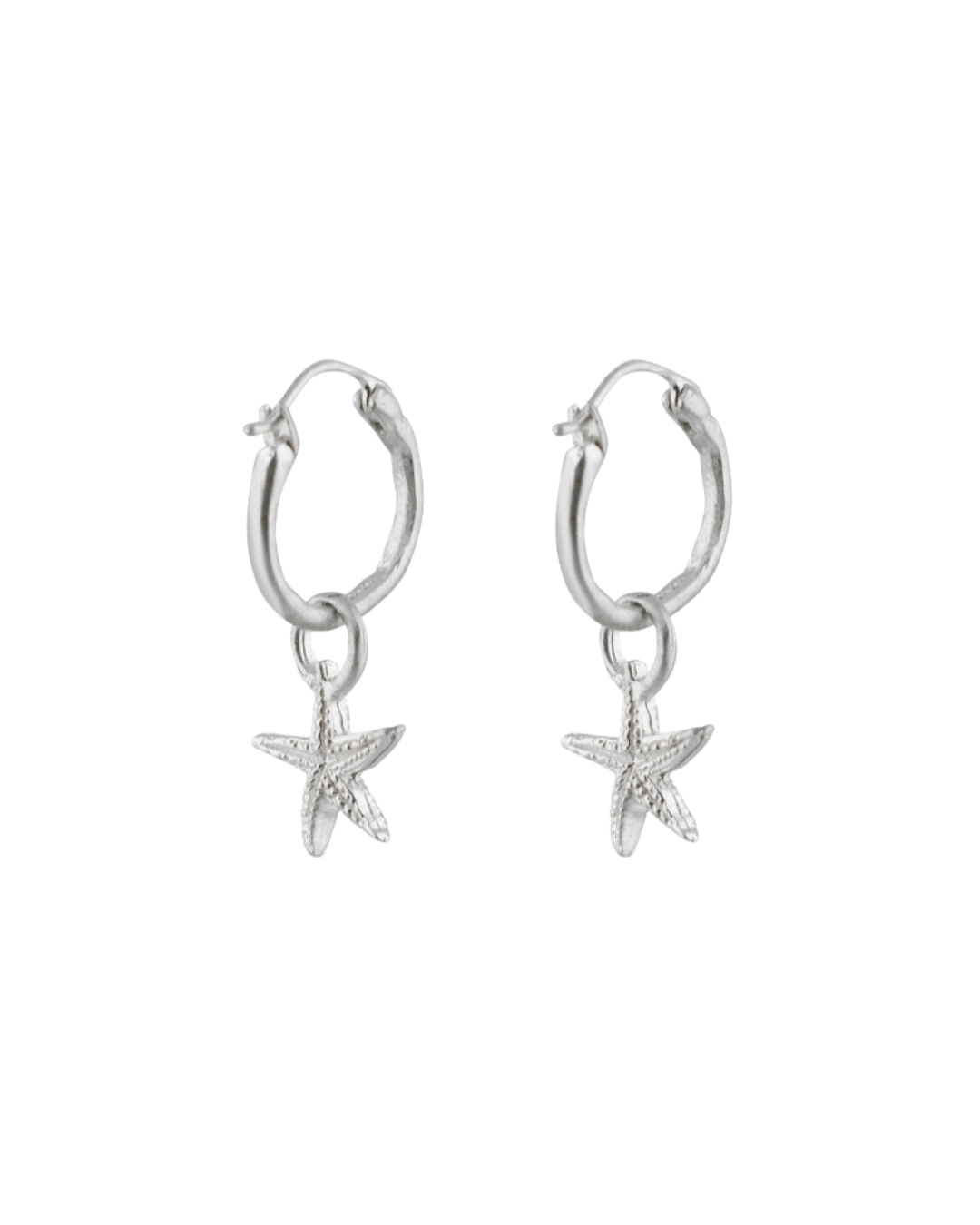 jewelry talisman - manifestation hoops starfish