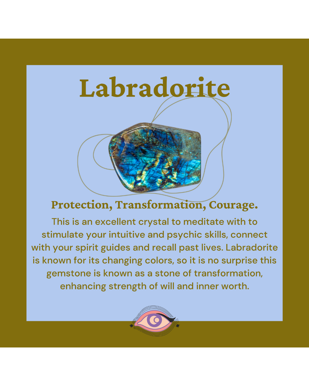 jewelry talisman - labradorite necklace