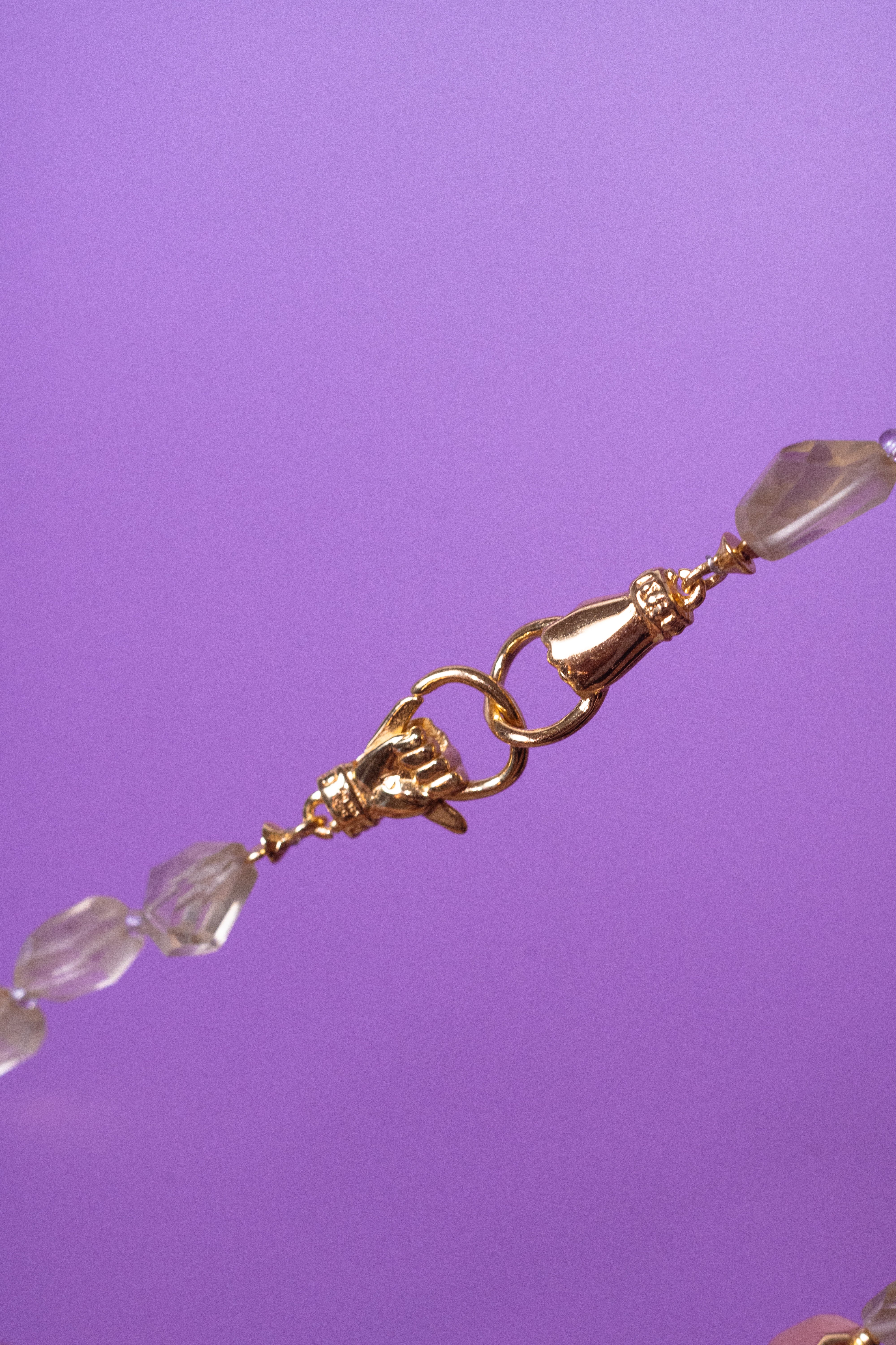 Lemon Quartz Necklace | Big